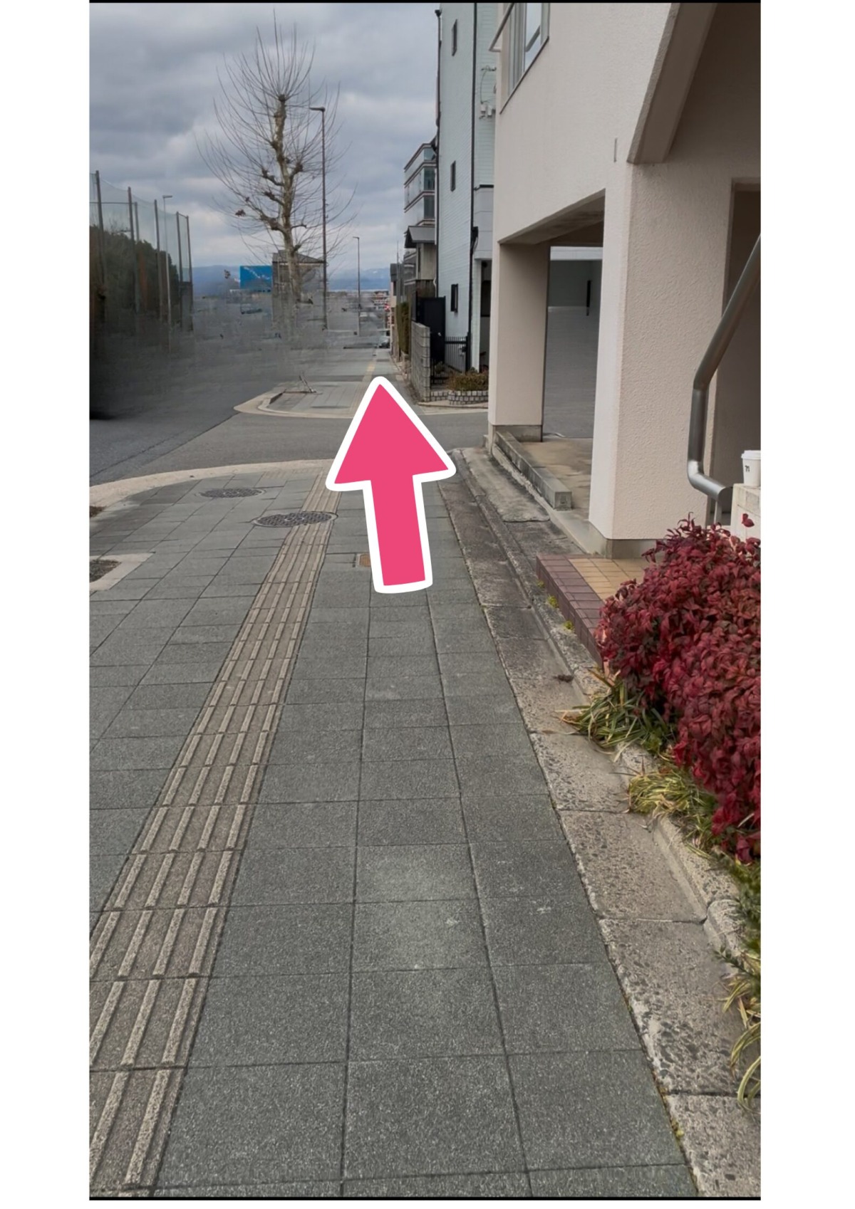 24号線沿いを北に向かって歩いていきます。